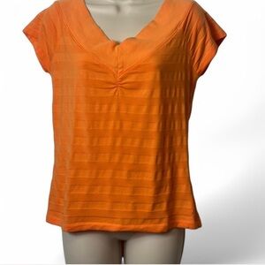 Y2K Bandolino Double V Neck‎ Tee